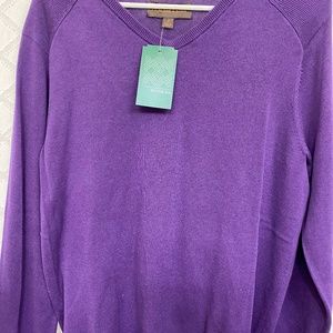 NWT purple sweater